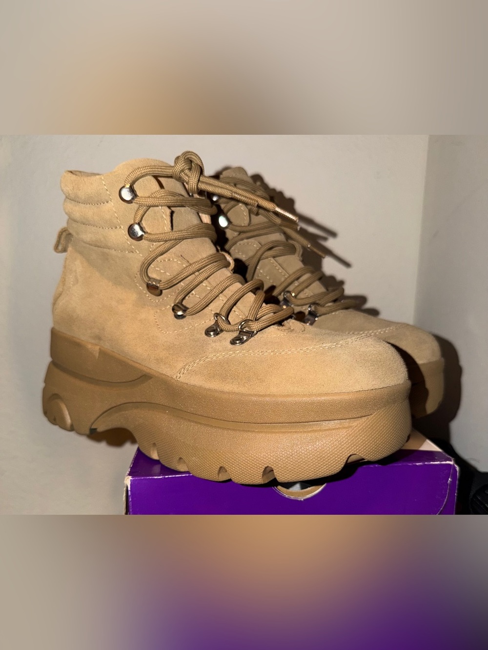Steve Madden Women’s 10 Platform Military Boots - NEW, no tags